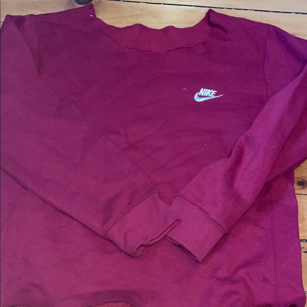 Nike Burgundy Crewneck Sweatshirt